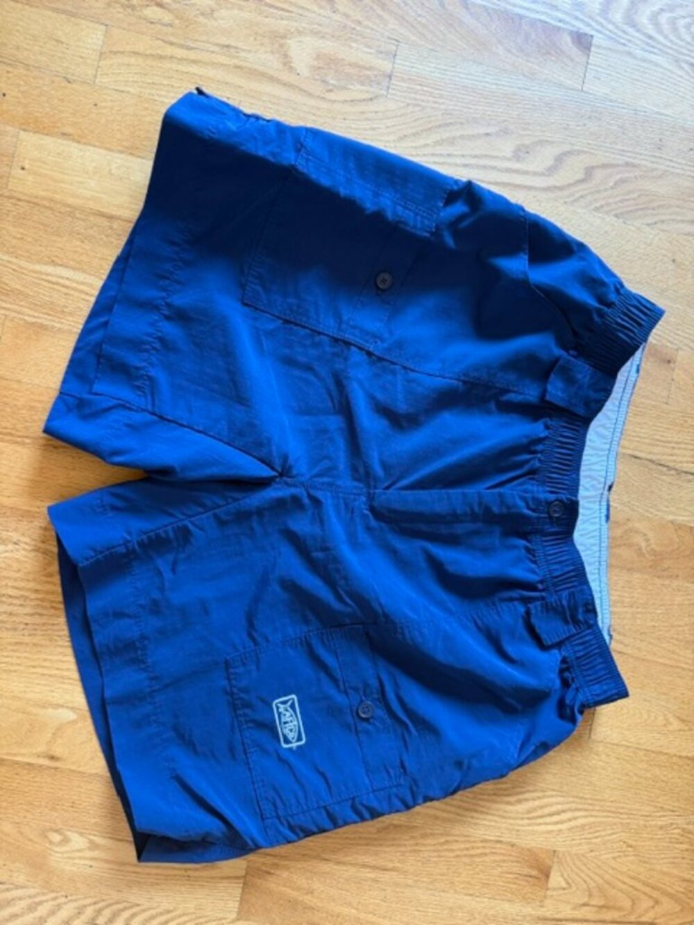 AFTCO Original Fishing Shorts Navy Size 38 Made in Mexico